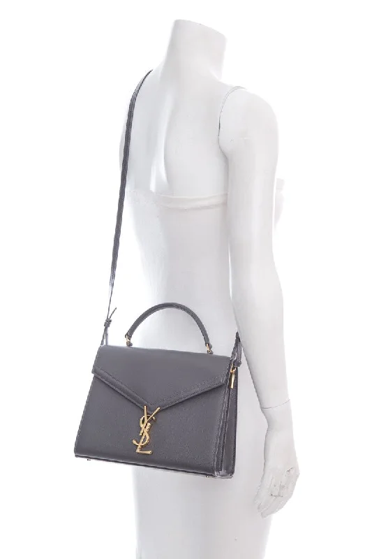 Yves Saint Laurent tote bags for workYSL Grey Cassandra Medium Handbag